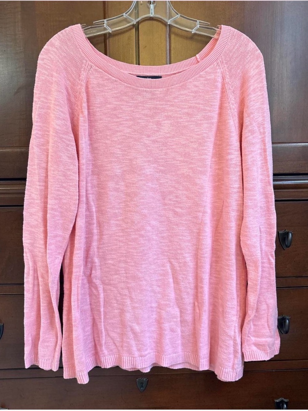 GAP Pink Lightweight Boatneck Sweater